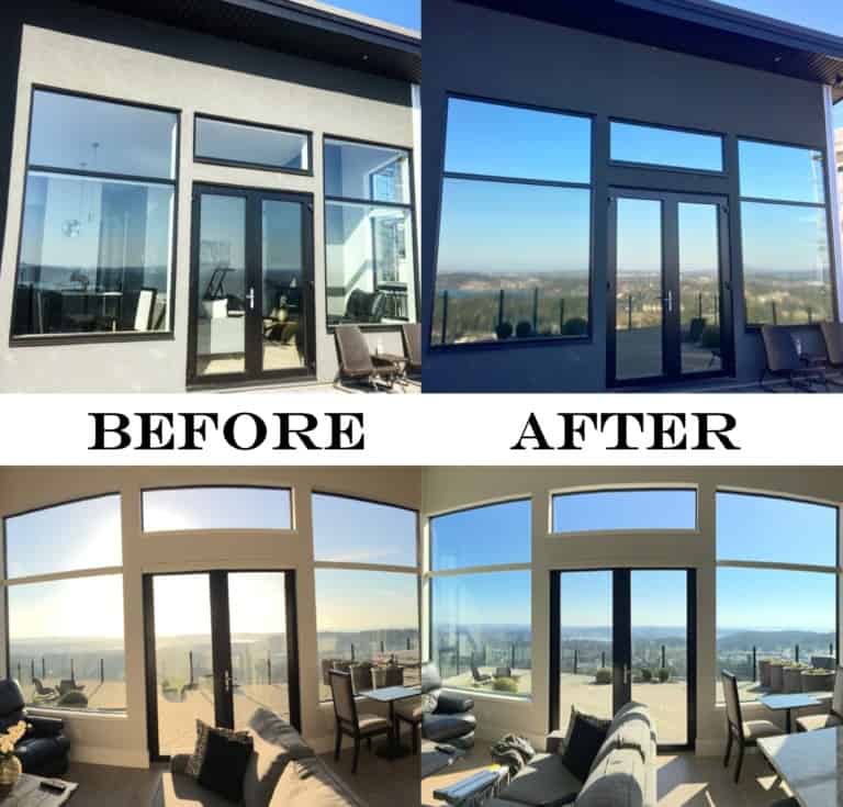 Black Silver Home Tint Window Film One Way Residence/Office Stop Heat Rejection 